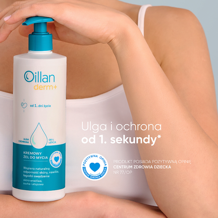 Oillan Derm+ Kremowy żel do mycia, 400 ml - OCEANIC