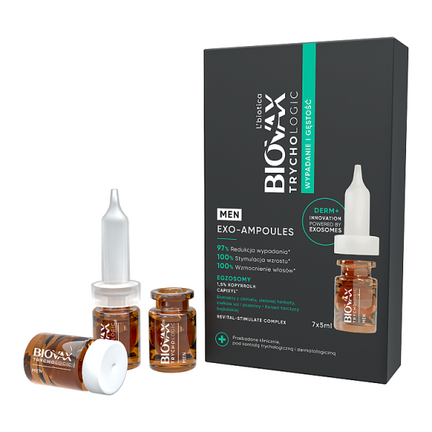 Biovax Trychologic Men, 5 ml x 7 ampułek - zdjęcie produktu