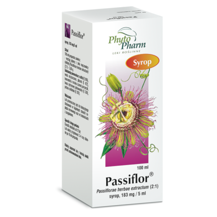 Passiflor, syrop, 100 ml - zdjęcie produktu