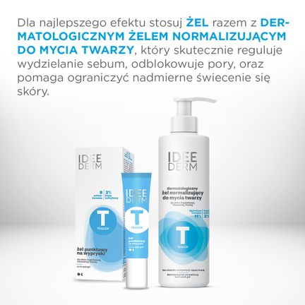 Idee Derm, żel punktowy na wypryski, 15 ml - IDEEPHARM