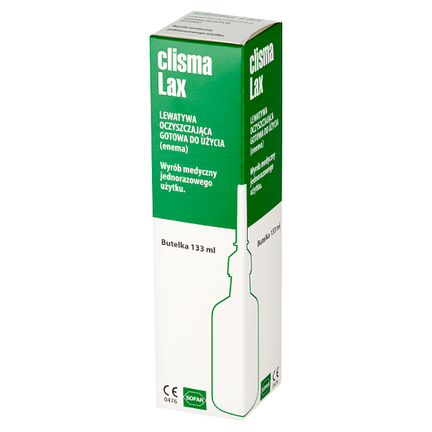 Clisma Lax, lewatywa jednorazowa (enema), 133 ml - WYRÓB MEDYCZNY