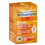 Witamina D3 K2 MK7 z olejem MCT, 30 ml