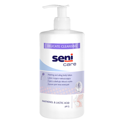 TZMO Seni Care, lotion myjąco-natłuszczający, 500 ml — Składniki i ocena