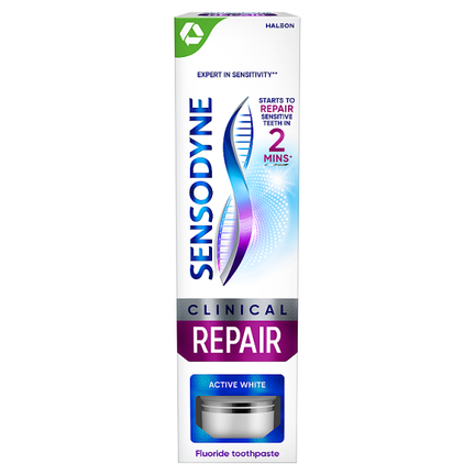 Sensodyne Clinical Repair Active White, pasta do zębów, 75 ml - WYRÓB MEDYCZNY