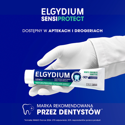 Elgydium, pasta do zębów, na wrażliwe zęby, 75 ml