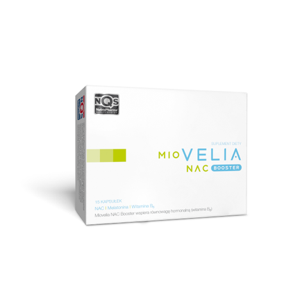 Miovelia NAC Booster, 15 kapsułek twardych - zdjęcie produktu