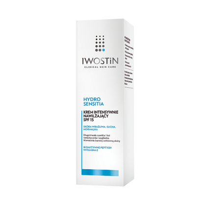 SANOFI-AVENTIS Iwostin Hydro Sensitia Krem intensywnie nawilżający SPF 15, 50 ml — Składniki i ocena