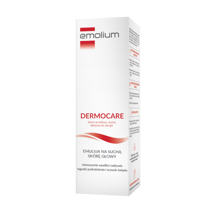 Emolium Dermocare, emulsja na suchą skórę głowy, 100 ml - zdjęcie produktu