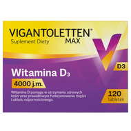Vigantoletten Max 4000 j.m., witamina D3, 120 tabletek