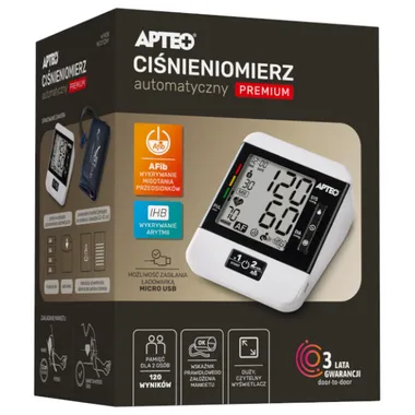 Ciśnieniomierz automatyczny APTEO Premium AFIB