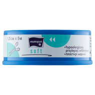 TZMO, delikatny przylepiec włókninowy, 1,25 cm x 5 m, 1 rolka