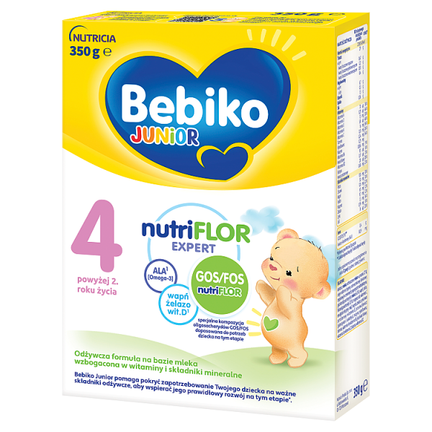 Mleko Bebiko Junior 4, 350 g - ŻYWNOŚĆ SPECJALNEGO PRZEZNACZENIA MEDYCZNEGO
