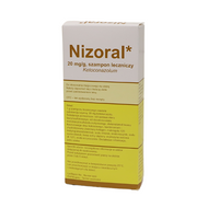 Nizoral 20 mg/g, szampon leczniczy, 120 ml (import równoległy Delfarma)
