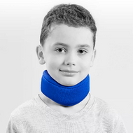 Kołnierz ortopedyczny typu Schantza dla dziecka, niebieski, rozmiar M