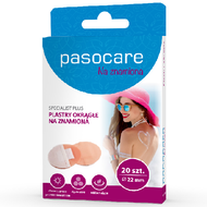 Pasocare Oval Plus, zestaw 20 okrągłych plastrów o średnicy 22 mm