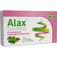 Alax, 20 tabletek drażowanych