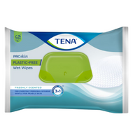 Tena Wet Wipes Plastic-Free, chusteczki nawilżane, 48 sztuk