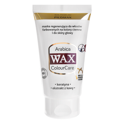 PILOMAX Pilomax, maska regenerująca do włosów farbowanych na kolory ciemne WAX Arabica, 70 ml — Inhaltsstoffe i ocena