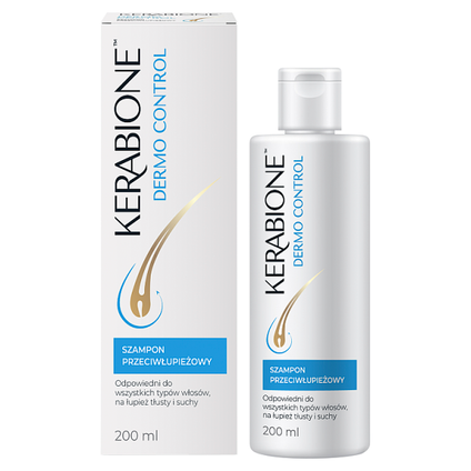 VALENTIS Kerabione Dermo Control, szampon przeciwłupieżowy do wszystkich typów włosów, 200 ml