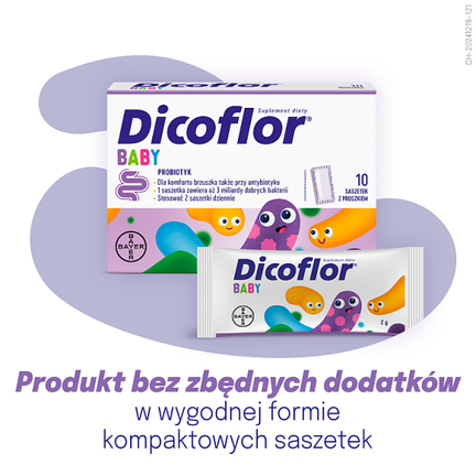 Dicoflor Baby w saszetkach, 10 sztuk  - PROSZEK