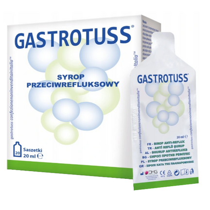 Gastrotuss, syrop w saszetkach 20 ml, 20 saszetek - zdjęcie produktu