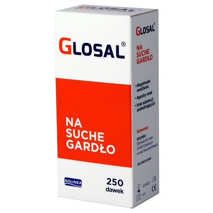 Glosal, aerozol na suche gardło, 250 dawek - zdjęcie produktu