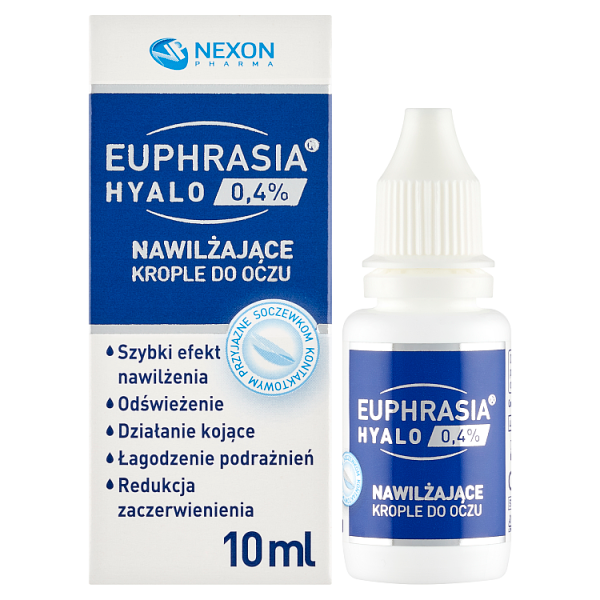 Euphrasia Hyalo 0,4%, krople do oczu, 10 ml