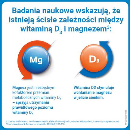 Magvit Forte D3, 50 tabletek dojelitowych - KAPSUŁKI