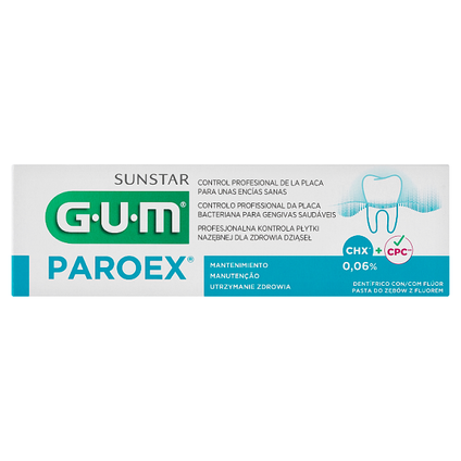 SUNSTAR Pasta Gum Paroex 0,06%, 75 ml — Składniki i ocena