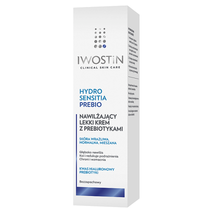 SANOFI-AVENTIS Iwostin Hydro Sensitia Prebio Nawilżający lekki krem z prebiotykami, 50 ml — Składniki i ocena