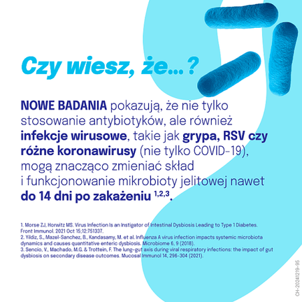 Dicoflor ProbioVir, probiotyk na sezon wirusowy, 14 kapsułek  - Narządy zmysłów, Układ pokarmowy