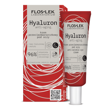 FLOS-LEK Floslek Laboratorium Hyaluron, krem przeciwzmarszczkowy pod oczy, 30 ml — Składniki i ocena
