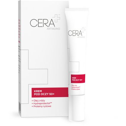 FLOS-LEK CERA PLUS Antiaging, krem pod oczy 50+, 15 ml — Składniki i ocena