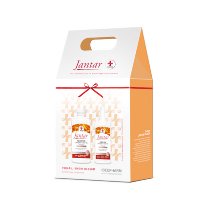 IDEEPHARM Zestaw Jantar Medica, szampon do włosów, 330 ml + mgiełka do włosów, 200 ml — Składniki i ocena