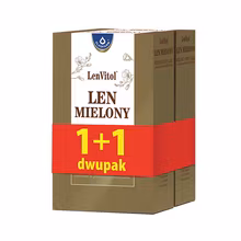 Len Vitol, len mielony, odtłuszczony (siemię lniane) 200 g + 200 g