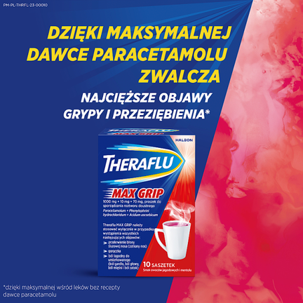 Theraflu Max Grip, 10 saszetek - HALEON POLAND
