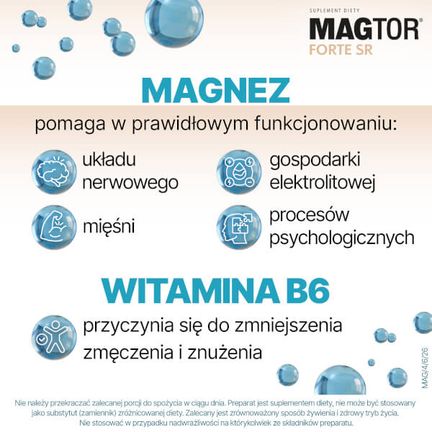Magtor Forte SR, 60 tabletek powlekanych - TACTICA
