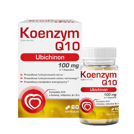 Koenzym Q10 Ubichinon, 60 kapsułek - zdjęcie produktu