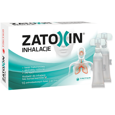 Zatoxin Inhalacje, roztwu00f3r do inhalacji, 10 fiolek po 3 ml