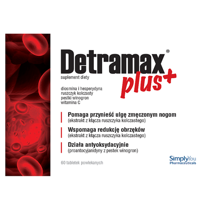 Detramax Plus, 60 tabletek - zdjęcie produktu