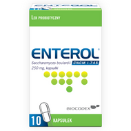 Enterol, 250 mg, 10 kapsułek