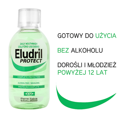 Eludril Protect, płyn do płukania jamy ustnej, 500 ml - Dorosły