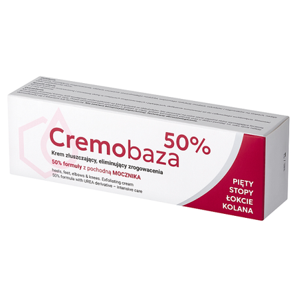 Cremobaza 50%, kolana, łokcie, stopy, pięty, krem 30 g - 5907573300153