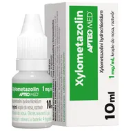 Xylometazolin APTEO MED 1 mg/ml, krople do nosa, roztwór, 10 ml