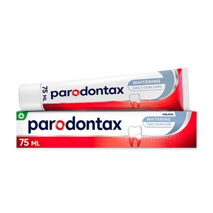 Pasta Paradontax Whitening, 75 ml - Czyszczące, Ochronne, Odświeżające, Regenerujące, Wybielające