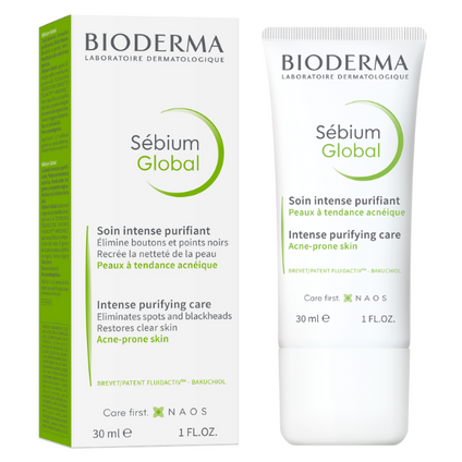 BIODERMA Bioderma Sebium Global, krem przeciwtrądzikowy, 30 ml
