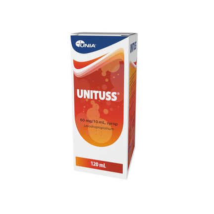 Unituss 60 mg/10 ml, syrop, 120 ml - zdjęcie produktu