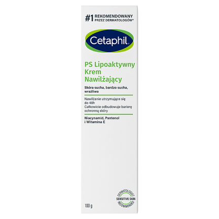 Cetaphil PS, lipoaktywny krem nawilżający, 100 g - KOSMETYK