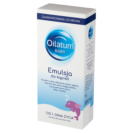 Oilatum Baby, emulsja do kąpieli, 500 ml - 5011309024210