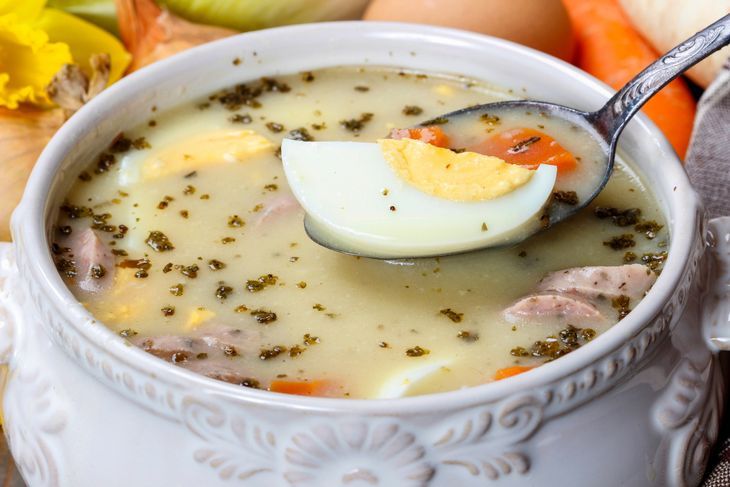 Żurek wielkanocny.